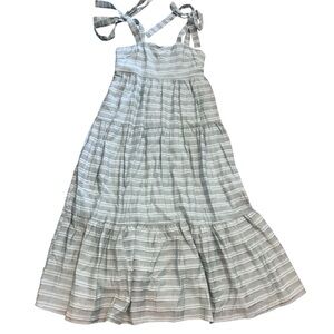 Baevely Women’s Striped Green Tie Dress, Size Small, New With Tags Dress, Spring